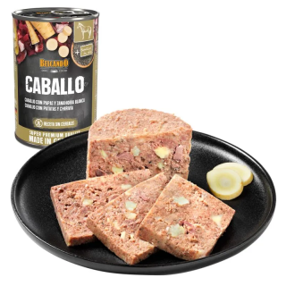 Lata de Caballo con Patatas y Chirivias para Perros Belcando 400gr