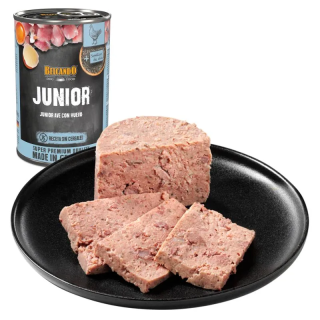 Lata de Ave y Huevo para Perros Junior Belcando 400gr