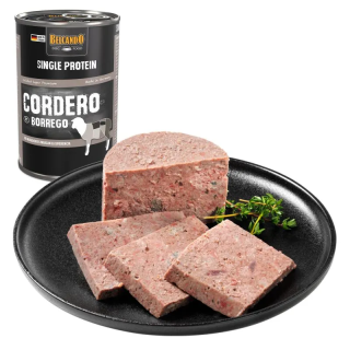 Lata de Cordero Single Protein para Perros Belcando 400gr