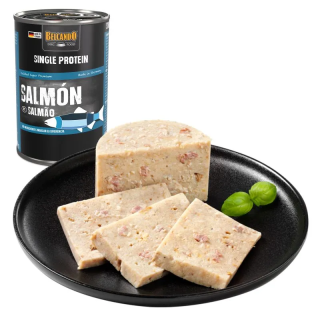 Lata de Salmon Single Protein para Perros Belcando 400gr