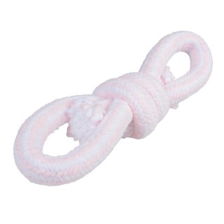 Mordedor Cuerda de Algodon Puppy Rosa 2 Loops