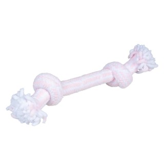Mordedor Cuerda de Algodon Puppy Rosa 2 Nudos