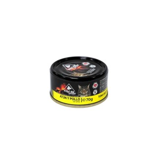 Lata Comida Gatos Volcan Atun y Pollo con Arroz