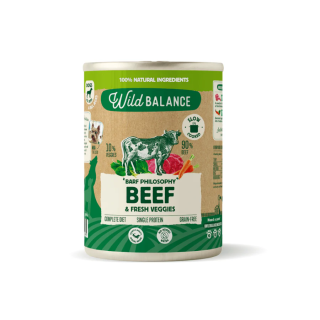 Wild Balance Lata Filosofia BARF Ternera y Verduras 400gr
