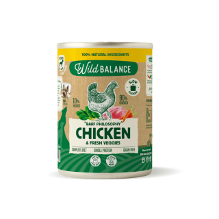 Wild Balance Lata Filosofia BARF Pollo y Verduras 400gr