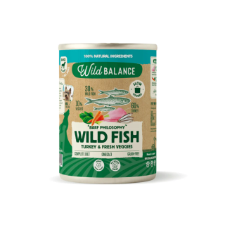 Wild Balance BARF Cocinado Pescado y Pavo 400gr