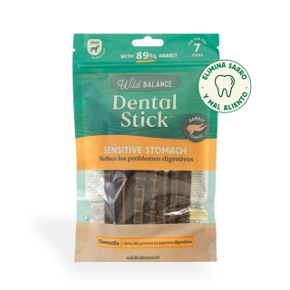 Wild Balance Sticks dentales de Conejo Estomagos Sensibles 100g