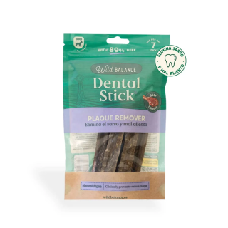 Wild Balance Sticks dentales de Ternera Antiplaca y Sarro 100g