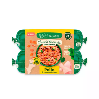 Wild Balance Comida Cocinada Pollo y Verduras 1,3Kg