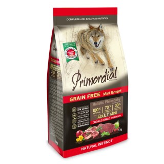 Primordial Perro Adulto Mini Cordero y Jabali 2Kg