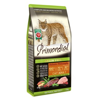 Pienso Primordial Gato Adulto Pato y Pavo 2Kg