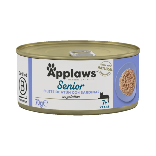 Applaws Gato Lata Senior Atun Y Sardina en Gelatina 70gr