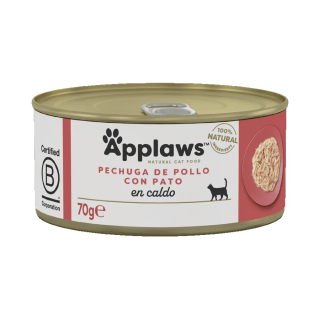Applaws Gato Lata Pollo Y Pato en Caldo 70gr