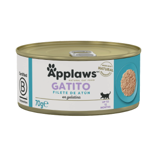 Applaws Gato Lata Kitten Filete de Atun en Gelatina 70gr