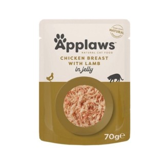 Applaws Gato Pouch Pechuga de Pollo con Cordero en Gelatina 70gr