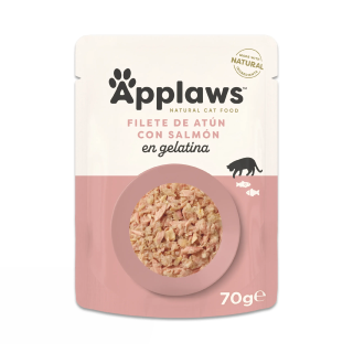 Applaws Gato Pouch Filete Atun Y Salmon en Caldo 70gr