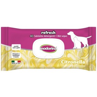 Inodorina Toallitas Refresh Citronella 40 Unid