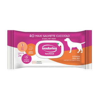 Inodorina Toallitas Funcionales Para Cachorros 40 Unid