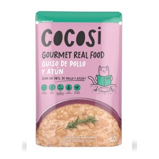 Cocosi Guiso Cremoso de Pollo y Atún para Gatos 40gr