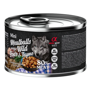 Alpha Spirit Albondigas Perro Jabali y Tomillo 200gr