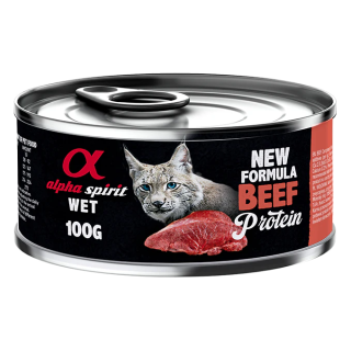 Alpha Spirit Lata Paté de Ternera para Gatos 100gr