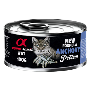 Alpha Spirit Lata Paté de Anchoas para Gatos 100gr