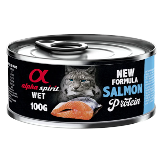 Alpha Spirit Lata Paté de Salmon para Gatos 100gr