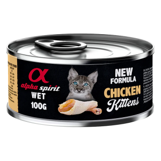 Alpha Spirit Lata Paté de Pollo para Kitten 100gr