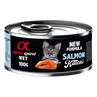 Alpha Spirit Lata Paté de Salmon para Kittten 100gr