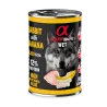 Alpha Spirit Lata Pate Conejo con Platano para Perros 400gr