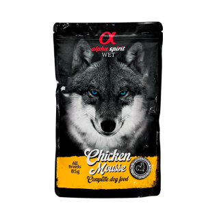 Alpha Spirit Mousse de Pollo para Perros 85gr