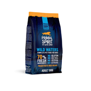 Alpha Spirit Primal Semihumedo 70% Wild Waters para Perros 1Kg