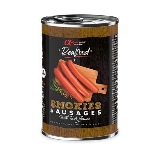Alpha Spirit Realfood Salchichas Ahumadas 400gr