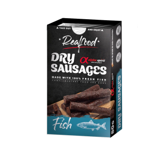 Alpha Spirit Realfood Mini Salchicha Curada de Pescado 80gr