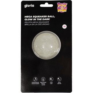 Pelota Mega Squeaker Brillo Oscuridad 6,35cm