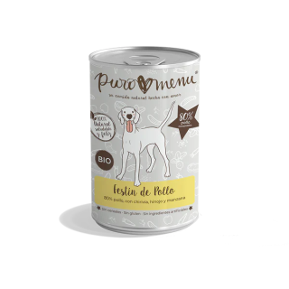 Puro Menu Lata Festin de Pollo Bio para Perros 400gr