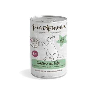 Puro Menu Lata Sublime de Pato Bio para Perros 400gr