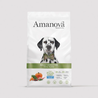 Amanova Pienso Perro Adulto Digestive Conejo y Calabaza 2Kg