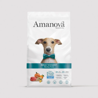 Amanova Pienso Perro Adulto Exigent Cerdo Iberico y Calabaza 2Kg