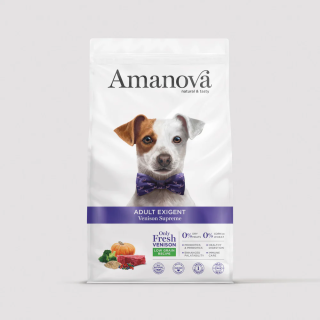 Amanova Pienso Perro Adulto Exigent Venado 2Kg