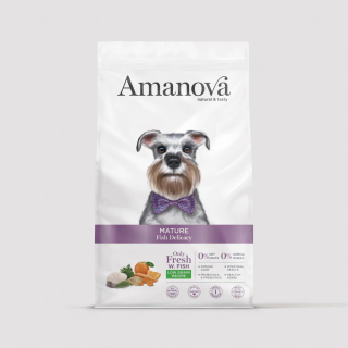 Amanova Pienso Perro Senior Pescado y Quinoa 2Kg