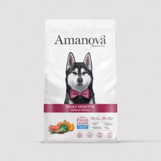 Amanova Pienso Perro Adulto Sensitive Salmon y Calabaza 2Kg