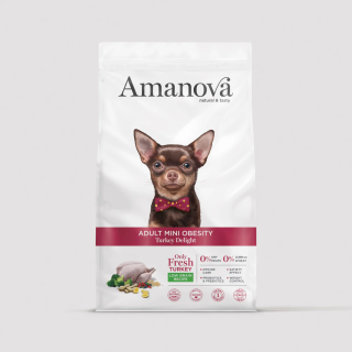 Amanova Pienso Perro Adulto Mini Obesity Pavo 2Kg