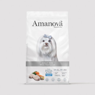 Amanova Pienso Perro Adulto Mini Cabello Blanco 2Kg