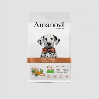 Amanova Pienso Perro Mediano Cachorro Pollo 2Kg
