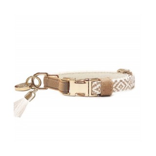 Collar Ajustable para Gatos Oroko Énico Beige/Crudo