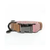 Collar Ajustable para Perros Neptune Rayas Rojas