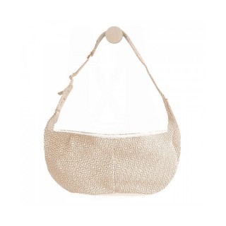 Bolso Bandolera porta Mascotas Étnica Mahdi Beige