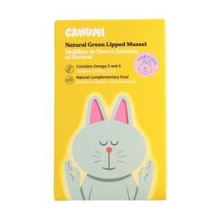 CANUMI Mejillón de Labio Verde 120g para Gatos