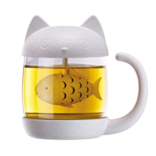 Taza con Infusor de Te Pececito